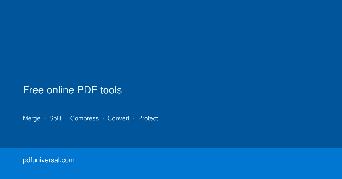 Alternativa per unire file PDF logo